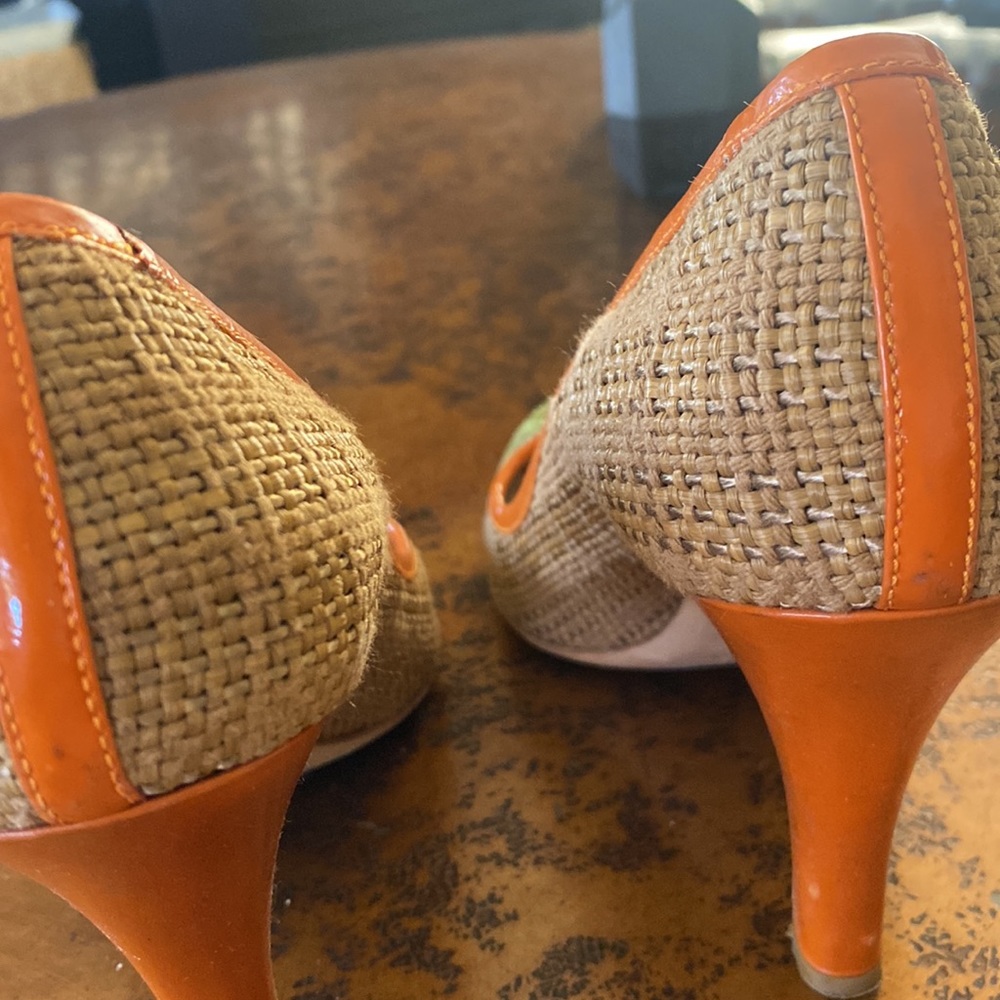 Prada leather and canvas pump IT 40 - Picture 13 of 13